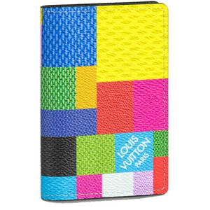 Louis Vuitton 3D Damier Graphite Lego Multicolor Logo Pocket Organizer Wallet